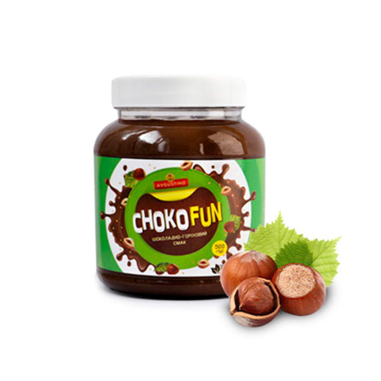 Крем CHOKOFUN з шоколадно-горіховим смаком, 500г