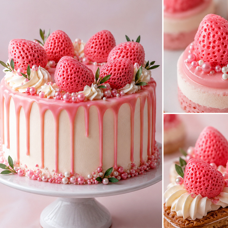 Confectionery decoration “Strawberry”