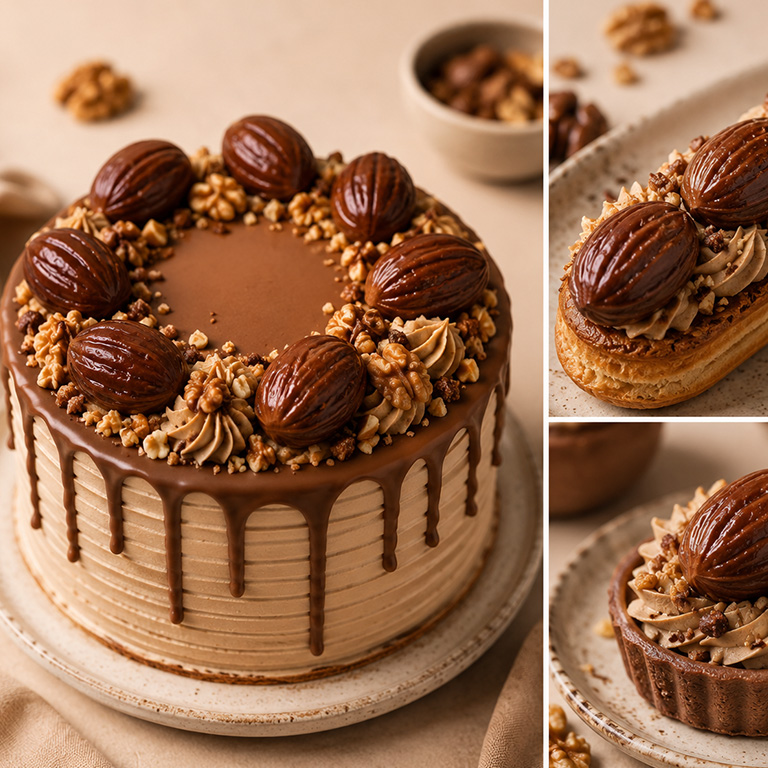 Confectionery decoration “Nut”