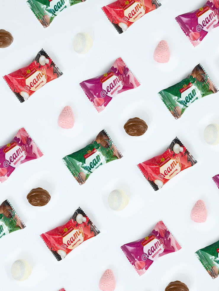 Cream candy